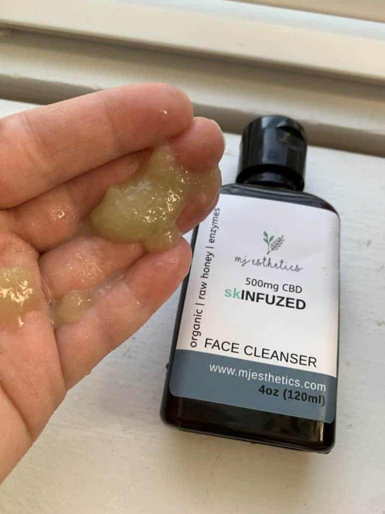 MJ Esthetics CBD Facial Cleanser - Hydrating and Anti-Redness - Made in USA - Woman Owned Business