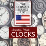 Made in USA Clocks: A Source List for Wall Clocks, Decorative Clocks, Table Clocks, All American Made