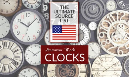 Made in USA Clocks: A Source List for Wall Clocks, Decorative Clocks, Table Clocks, All American Made