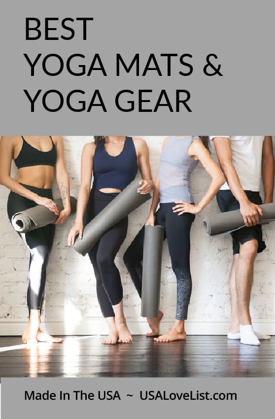 BEST YOGA MATS AND YOGA GEAR ALL AMERICAN MADE #yoga #yogamats #usalovelisted