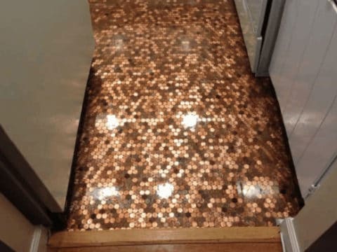 How To Install A Penny Floor Made