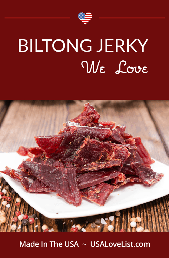 Made in USA Biltong Jerky we Love via USALoveList.com