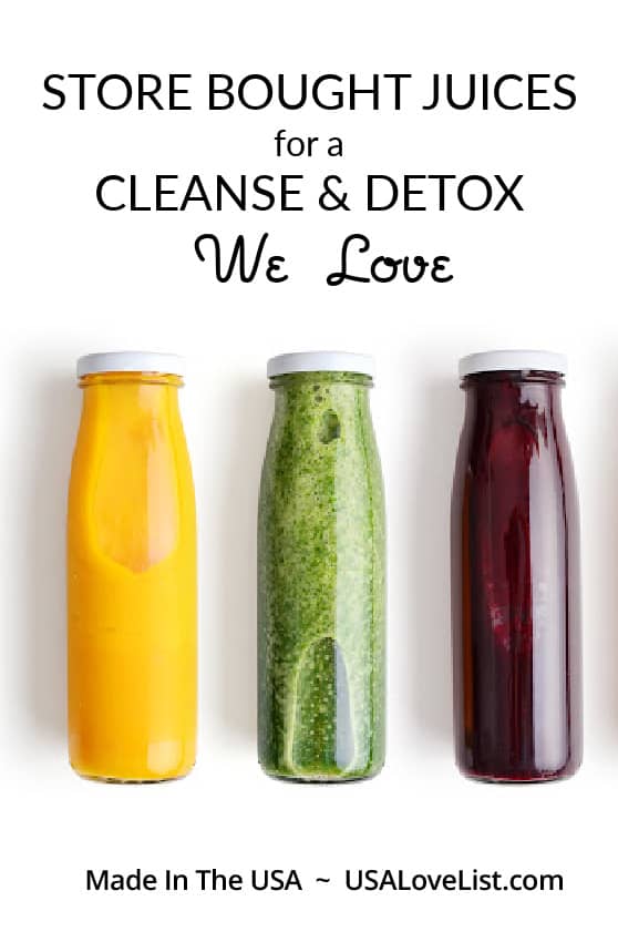 Best Store Bought Juices for a cleanse and detox- all American made