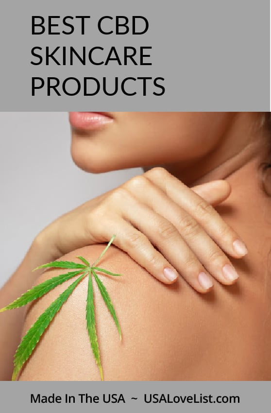 Best CBD Skincare Products, All American Made via USA Love List#cbd #skincare #usalovelisted