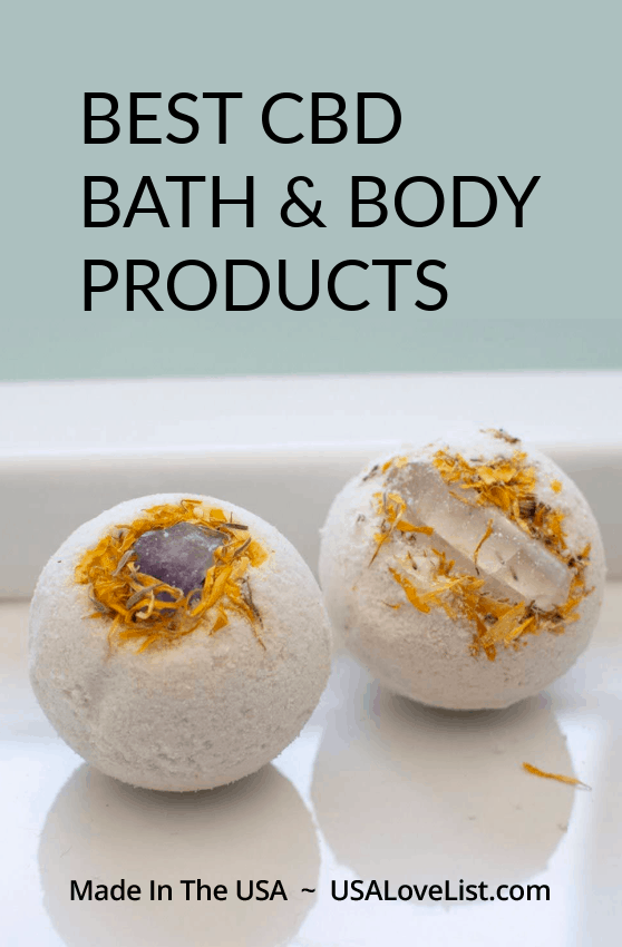 Best CBD Bath & Body Products via USALoveList.com #bath #CBD #USALovelisted