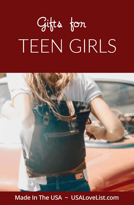 Gifts for Teen Girls, all American made. 