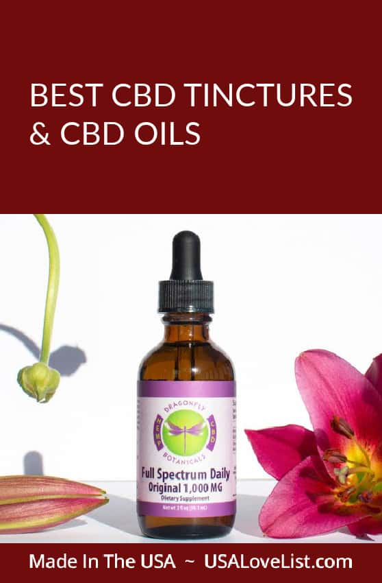 Best CBD Tinctures & CBD Oils All American Made 