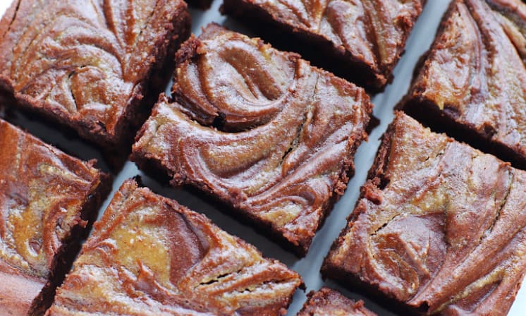 Caramel Brownie Goodness Made With A KitchenAid Stand Mixer