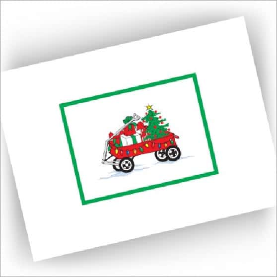 Boxed Christmas Cards made in USA: whimsical cards by American Stationery