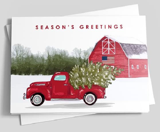Boxed Christmas Cards Made in USA: Brookhollow Cards
#Christmas 
