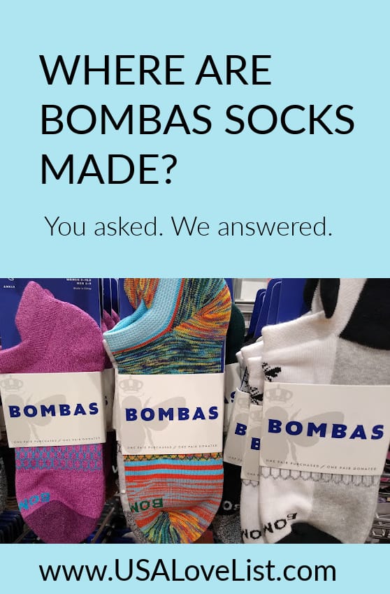 Where are Bombas socks made? You asked. We answered. via Usalovelist.com #socks 
