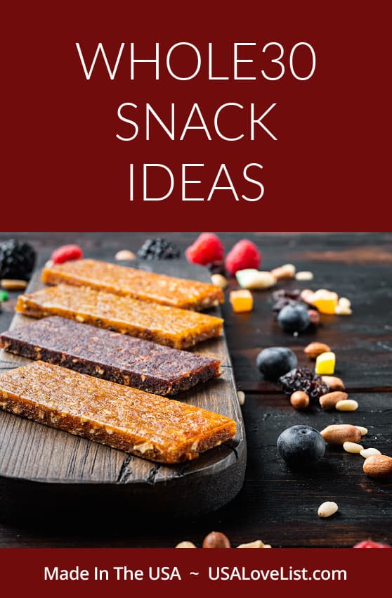Whole30 snack ideas via USA Love List #whole30 #snacks #usalovelisted