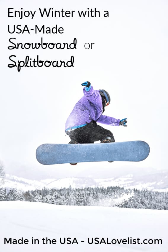 USA made Snowboard or Splitboard USALovelist.com #snowboarding #splitboard #winter #AmericanMade