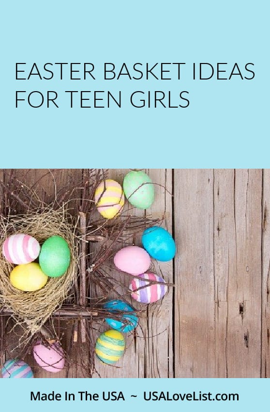 Easter Basket Ideas for Teen Girls via USA Love List #easter #teengirls #EasterBasket #USALovelisted