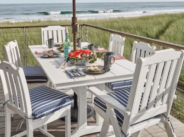 American made patio furniture available at LL Bean. #patio #outdoorfurniture #usalovelisted