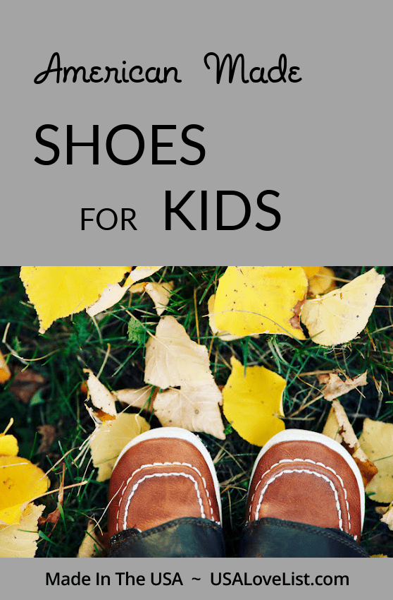 Made in USA kids shoes