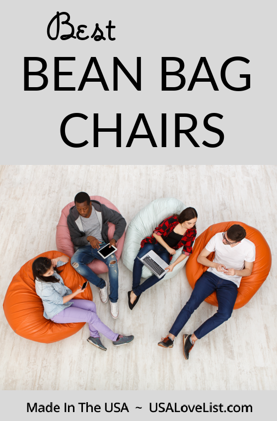 BEST BEAN BAG CHAIRS MADE IN USA VIA USALOVELIST.COM