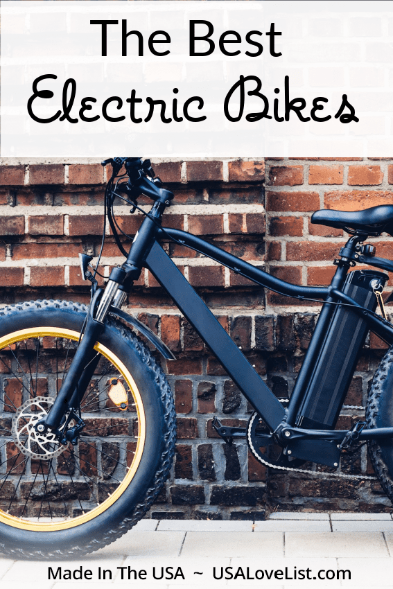 The Best Electric Bikes Made in the USA via USALovelist.com