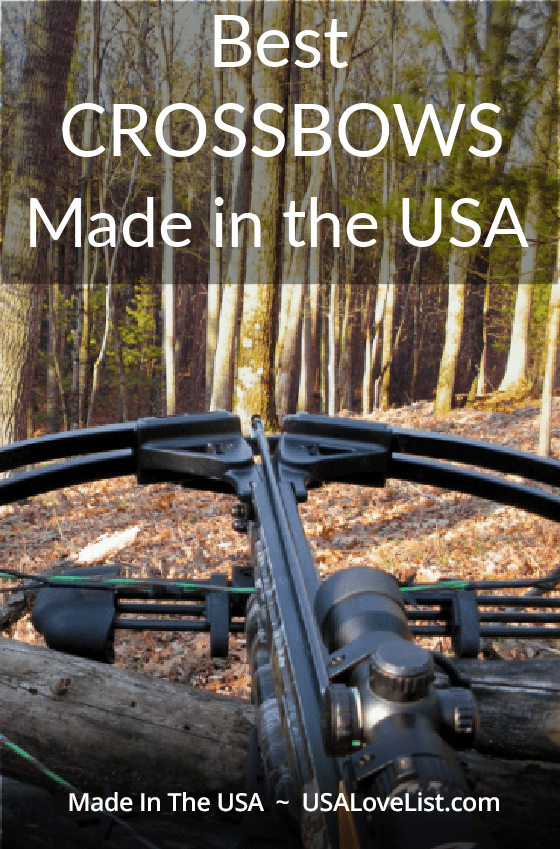 Pinterest Best Crossbows Made in the USA via USALoveList.com