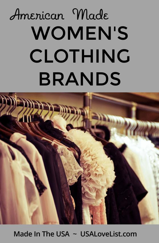 AMERICAN MADE WOMEN'S CLOTHING BRANDS VIA USALOVELIST.COM #FASHION #USALOVELISTED