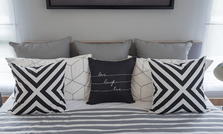 How To Style Throw Pillows, A Blissful Nest