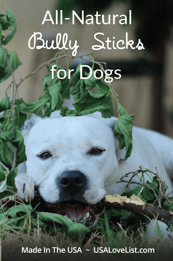 Best All Natural Bully Sticks Made in the USA via USA Love List